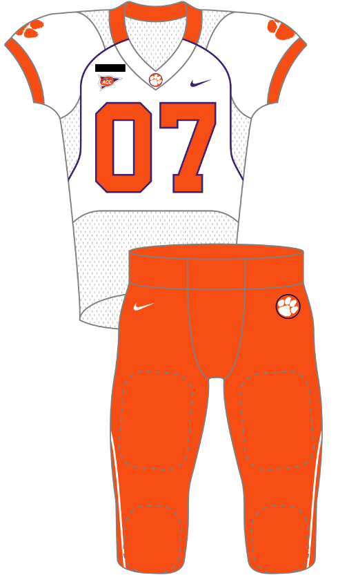 clemson 2007 White