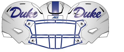 Duke 2017 White Script Helmet
