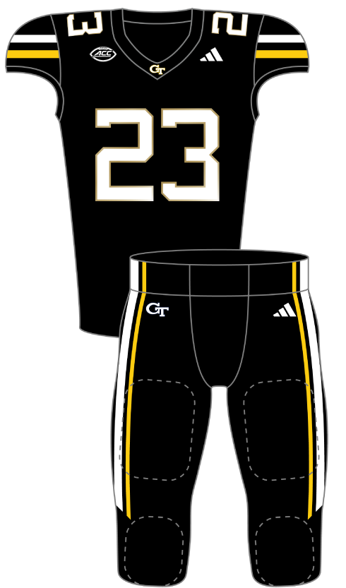 Georgia Tech 2023 Black Uniform
