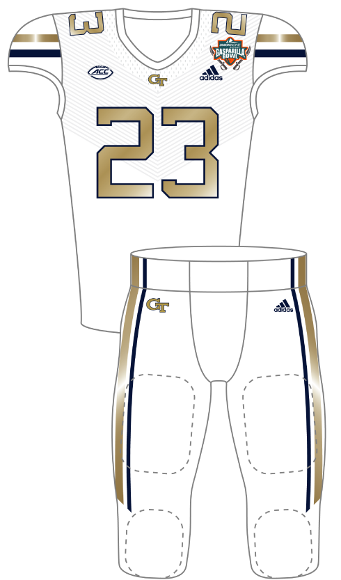 Georgia Tech 2023 White Uniform