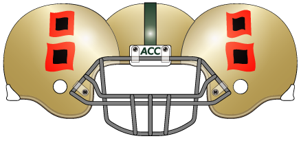 Miami 2005 Gold Helmet