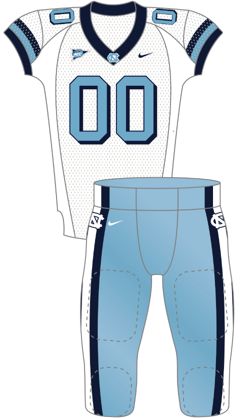North Carolina 2000 White Uniform