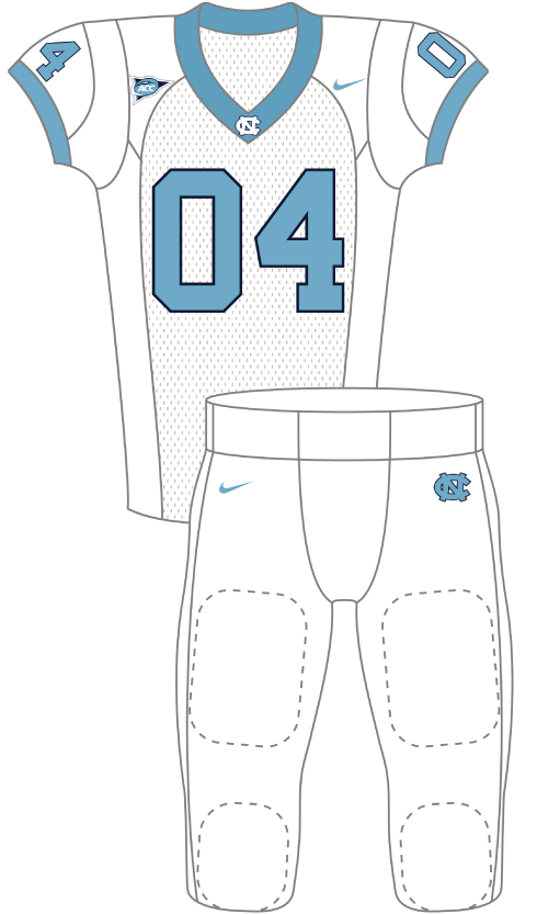 North Carolina 2004 White Uniform