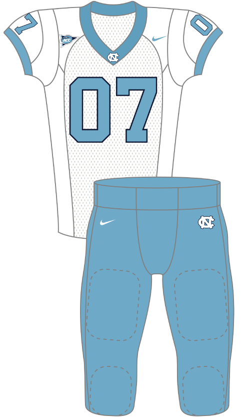 North Carolina 2007 White Uniform