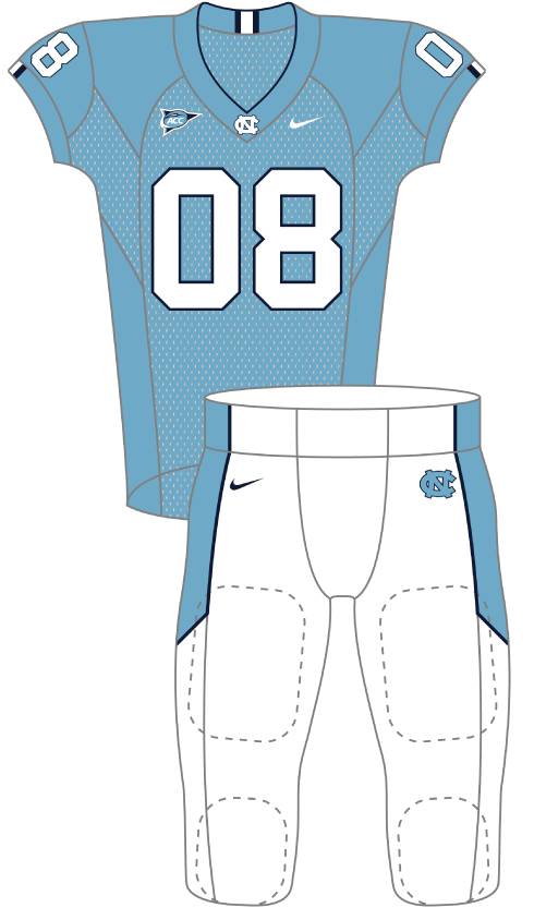 North Carolina 2013 Blue Uniform