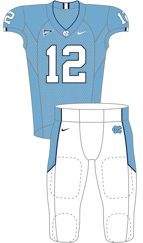 North Carolina 2012 Blue Uniform