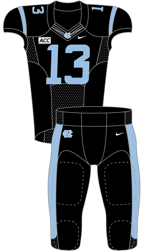North Carolina 2013 Black Uniform