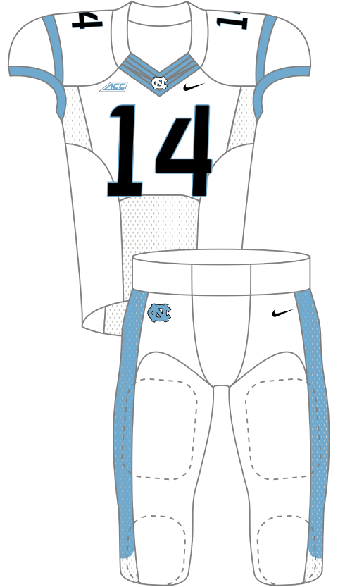North Carolina 2014 White Uniform