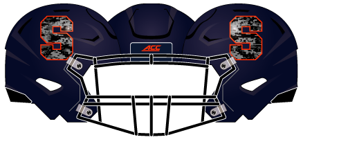 Syracuse 2016 Helmet Blue Camo