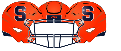 Syracuse 2017 Helmet Orange