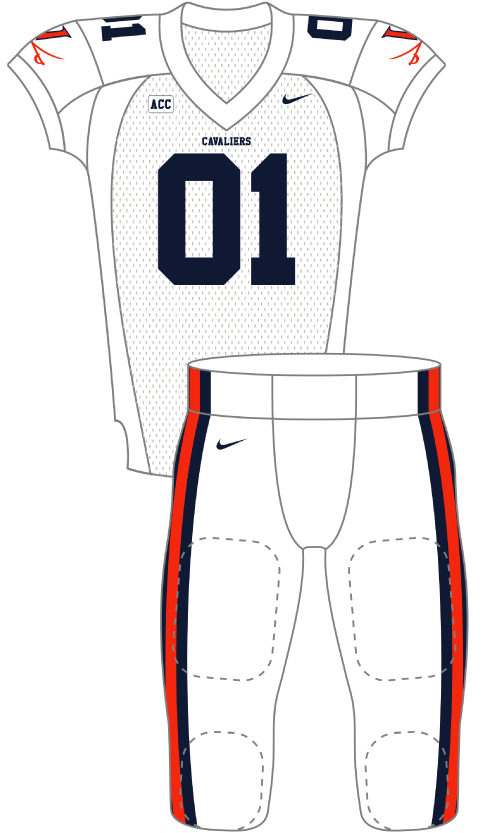 Virginia 2001 White Uniform