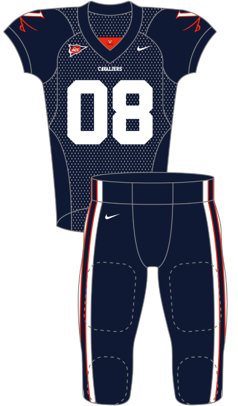 Virginia 2008 Blue Uniform