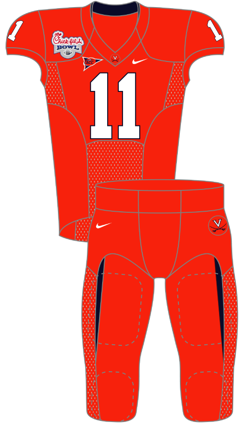 Virginia 2011 Orange Uniform