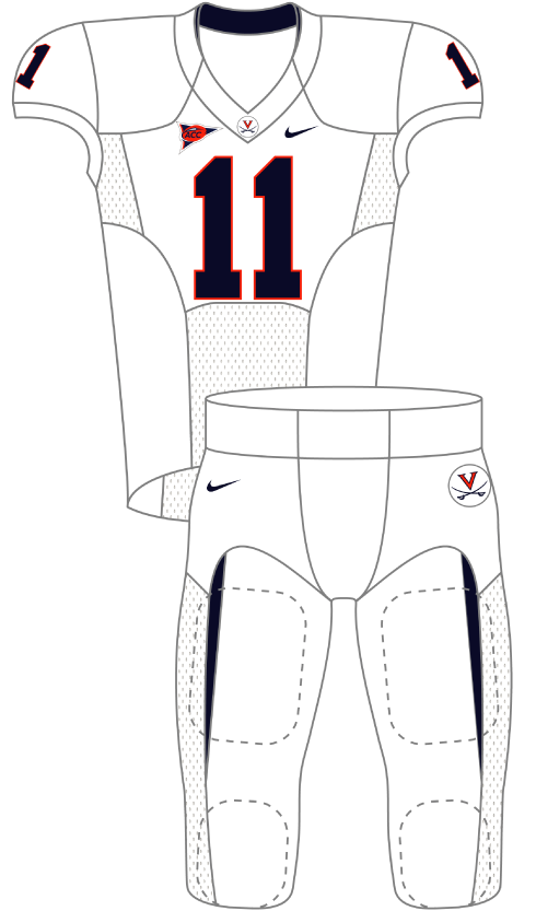 Virginia 2011 White Uniform