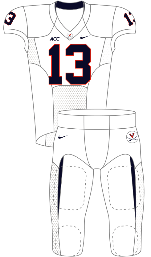 Virginia 2013 White Uniform