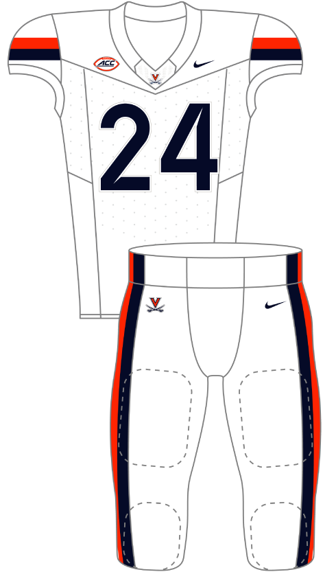Virginia 2024 White Uniform