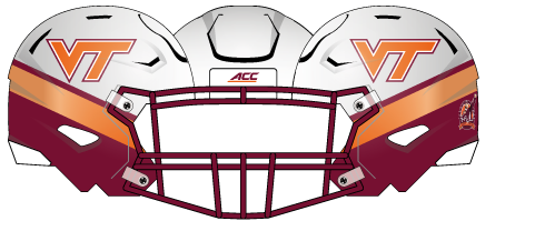 Virginia Tech 2015 Sripes Helmet