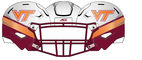 Virginia Tech 2015 Sripes Helmet