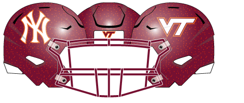 Virginia Tech 2021 NY Helmet