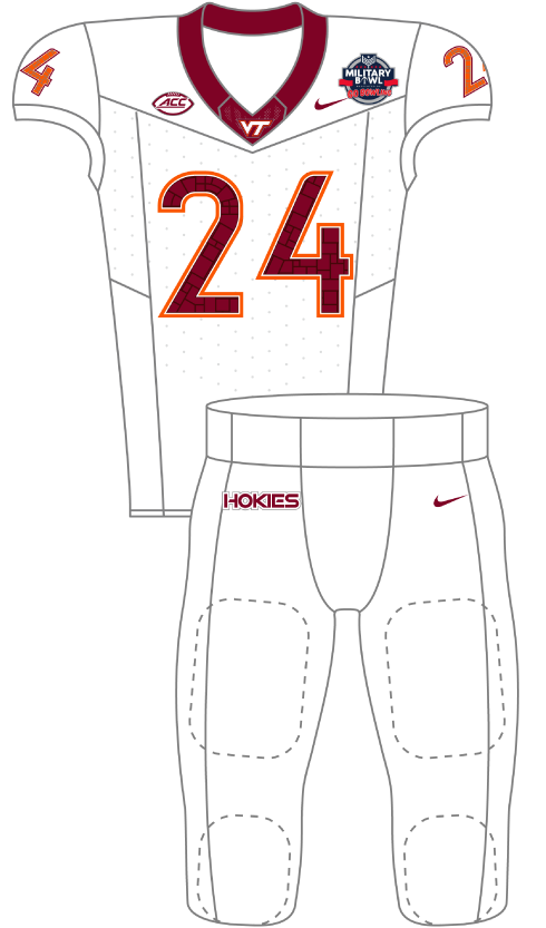 Virginia 2024 White Uniform