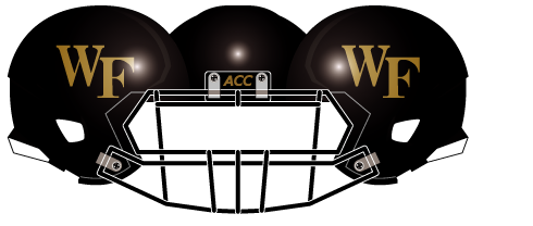Wake Forest 2005 Black Helmet