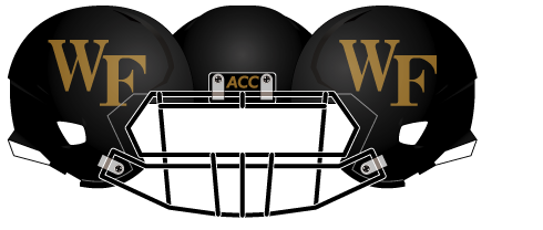 Wake Forest 2013 Black Helmet
