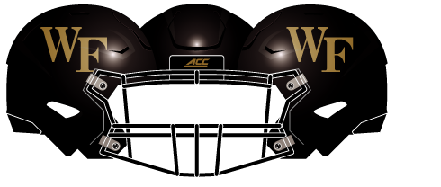 Wake Forest 2014 Black Helmet